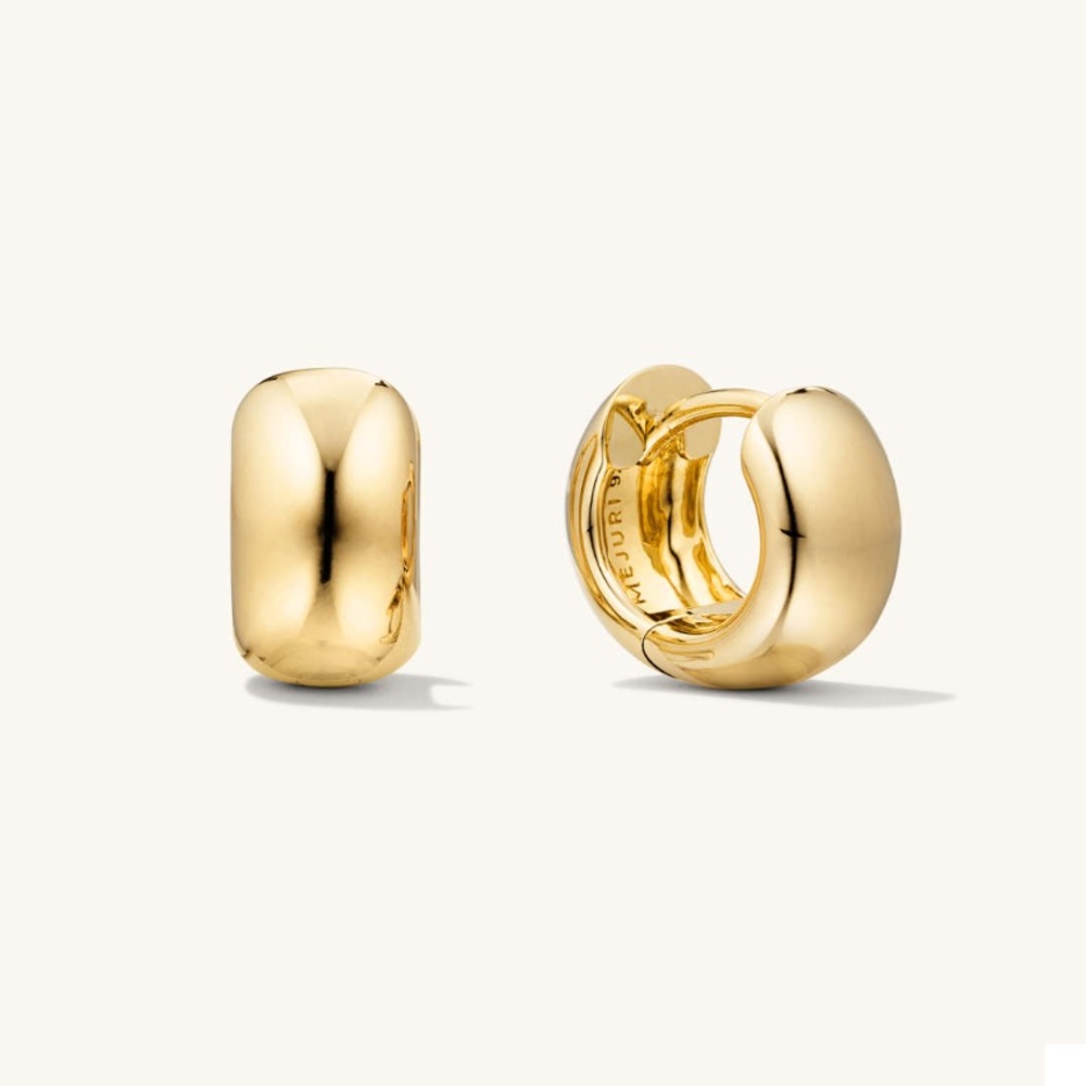 Chunky Huggie Hoops